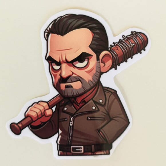 5 for 10$ - The Walking Dead Negan Sticker - Picture 1 of 1